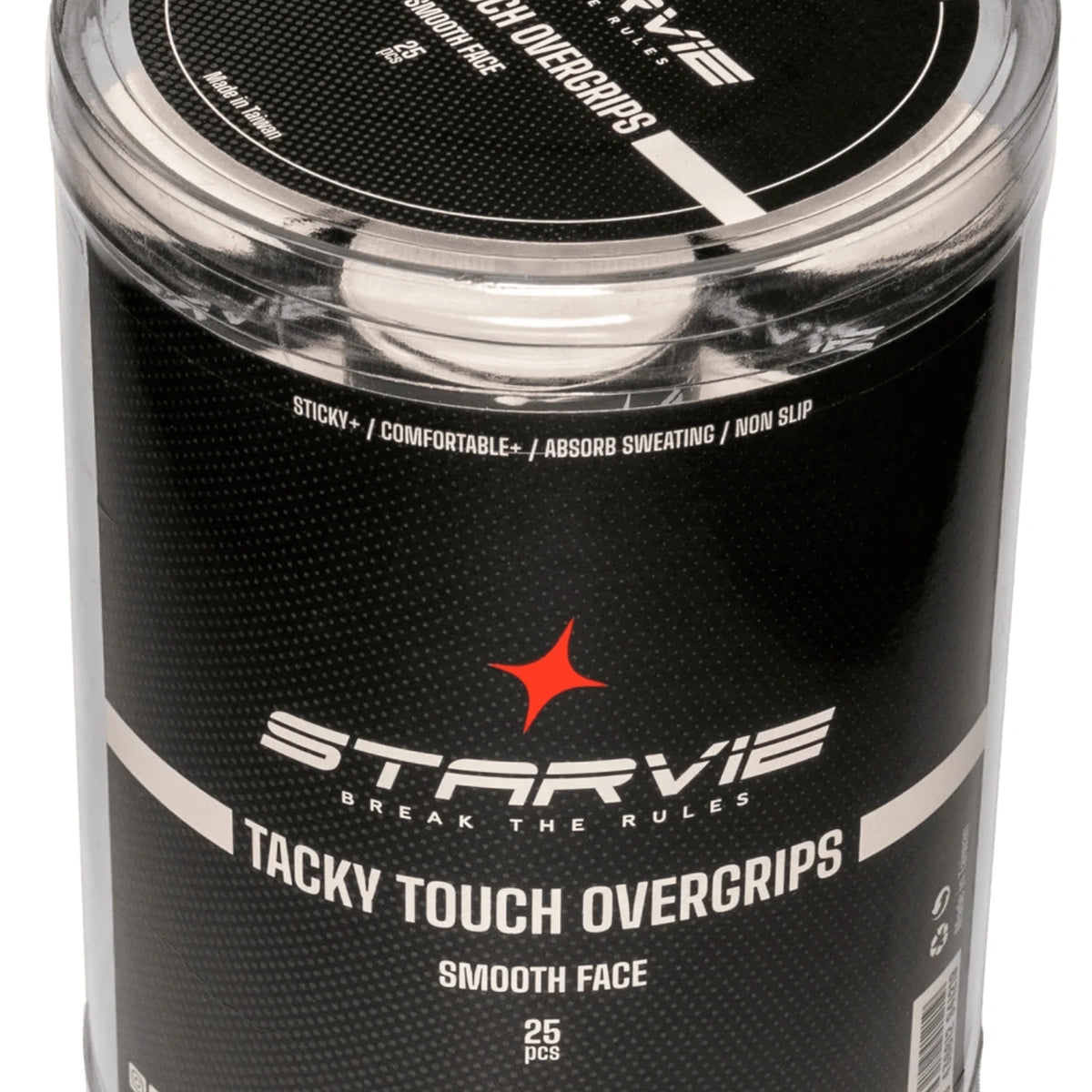 TACKY TOUCH White Overgrips (Pack of 25)