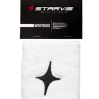 BLACK STAR White Wristband